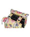 BASIL Torba kolarska - BLOOM DOUBLE BAG MIK - żółty/czerwony