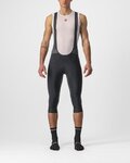 CASTELLI Kolarskie spodnie 3/4 z szelkami - ENTRATA - czarny