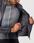 CASTELLI Kolarska kurtka przeciwwiatrowa - ARIA SHELL - szary