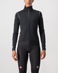 CASTELLI Kolarska ocieplana kurtka - ALPHA ROS 2 W LIGHT - czarny