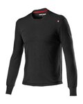 CASTELLI Kolarska koszulka z długim rękawem - MERINO LS TEE - czarny