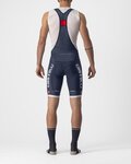 CASTELLI Krótkie spodnie kolarskie z szelkami - COMPETIZIONE KIT - niebieski