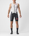 CASTELLI Kombinezon kolarski - FREE SANREMO 2 - czarny/biały