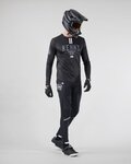 KENNY Długie spodnie kolarskie bez szelek - EVO PRO - czarny