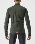 CASTELLI Kolarska ocieplana kurtka - ALPHA ULTIMATE INSULATED - zielony