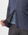 CASTELLI Kolarska ocieplana kurtka - ALPHA ULTIMATE INSULATED - niebieski