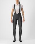 CASTELLI Długie spodnie kolarskie z szelkami - SEMIFREDDO W DT - czarny