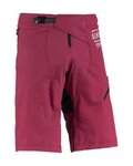 KENNY Krótkie spodnie kolarskie bez szelek - FACTORY - bordowy