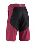 KENNY Krótkie spodnie kolarskie bez szelek - FACTORY - bordowy