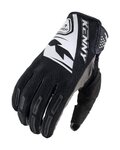 KENNY Kolarskie rękawiczki z długimi palcami - PERFORMANCE - czarny/biały