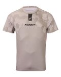 KENNY Koszulka kolarska z krótkim rękawem - PATROL - beżowy