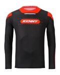 KENNY Letnia koszulka kolarska z długim rękawem - PROLIGHT - czarny/czerwony