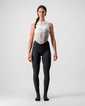 CASTELLI Długie spodnie kolarskie bez szelek - MENO WIND W - czarny