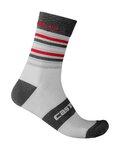 CASTELLI Kolarskie klasyczne skarpetki - GREGGE 15 - szary