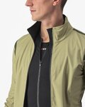 CASTELLI Kolarska ocieplana kurtka - ALPHA ROS 2 LIGHT - jasnozielony