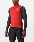 CASTELLI Kamizelka kolarska - PRO THERMAL MID - czerwony