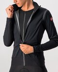 CASTELLI Kolarska ocieplana kurtka - ALPHA ROS 2 W LIGHT - czarny