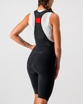 CASTELLI Krótkie spodnie kolarskie z szelkami - OMLOOP NANO W - czarny