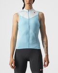 CASTELLI Koszulka kolarska bez rękawów - SOLARIS - jasnoniebieski