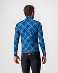 CASTELLI Kolarska ocieplana kurtka - PERFETTO ROS LIMITED EDITION - niebieski