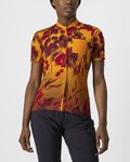 CASTELLI Koszulka kolarska z krótkim rękawem - UNLTD SENTIERO - pomarańczowy/czerwony