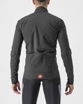 CASTELLI Kolarska ocieplana kurtka - ALPHA ULTIMATE INSULATED - szary