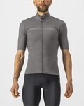 CASTELLI Koszulka kolarska z krótkim rękawem - PRO THERMAL MID - szary