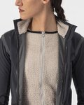 CASTELLI Kolarska ocieplana kurtka - ALPHA ULTIMATE INSULATED W - czarny