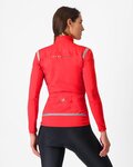 CASTELLI Kolarska ocieplana kurtka - PERFETTO ROS 2 W - czerwony