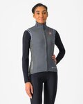 CASTELLI Kamizelka kolarska - PERFETTO ROS 2 W - szary