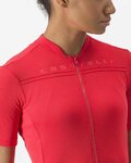 CASTELLI Koszulka kolarska z krótkim rękawem - ANIMA - czerwony