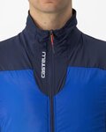 CASTELLI Kolarska ocieplana kurtka - FLY TERMAL - niebieski