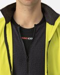 CASTELLI Kolarska ocieplana kurtka - ALPHA FLIGHT ROS - żółty