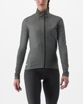 CASTELLI Kolarska ocieplana kurtka - TRANSITION 2 W - szary