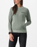 CASTELLI Bluza - LOGO W SWEATSHIRT - jasnozielony