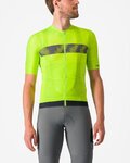 CASTELLI Koszulka kolarska z krótkim rękawem - UNLIMITED ENDURANCE - żółty