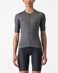 CASTELLI Koszulka kolarska z krótkim rękawem - UNLIMITED PRO W - szary