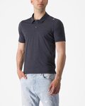 CASTELLI koszulka polo - MERINO POLO - antracyt