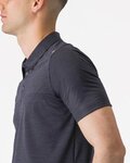 CASTELLI koszulka polo - MERINO POLO - antracyt