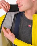 CASTELLI Kolarska ocieplana kurtka - PERFETTO AIR - żółty