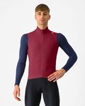 CASTELLI Kamizelka kolarska - ESPRESSO VEST - bordowy