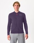 CASTELLI Bluza - CLASSICO TRACK - fioletowy