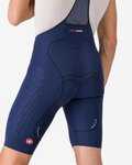 CASTELLI Krótkie spodnie kolarskie z szelkami - AERO RACE S - szary