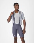 CASTELLI Krótkie spodnie kolarskie z szelkami - AERO RACE S - szary