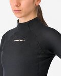 CASTELLI Kolarska koszulka z długim rękawem - FLANDERS 2 WARM W - czarny