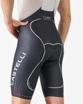 CASTELLI Krótkie spodnie kolarskie z szelkami - AERO RACE S KIT - czarny
