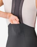 CASTELLI Krótkie spodnie kolarskie z szelkami - ESPRESSO 2 - szary