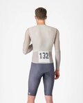 CASTELLI Kombinezon kolarski - BODY PAINT V TT - kość słoniowa/szary