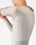 CASTELLI Kombinezon kolarski - BODY PAINT V TT - kość słoniowa/szary