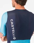 CASTELLI Koszulka kolarska z krótkim rękawem - CORRETTO - niebieski/turkusowy